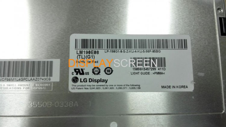 Original LM190E08-TLG1 LG Screen 19\" 1280*1024 LM190E08-TLG1 Display