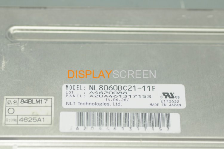 Original NL8060BC21-11F NEC Screen 8.4" 800*600 NL8060BC21-11F Display