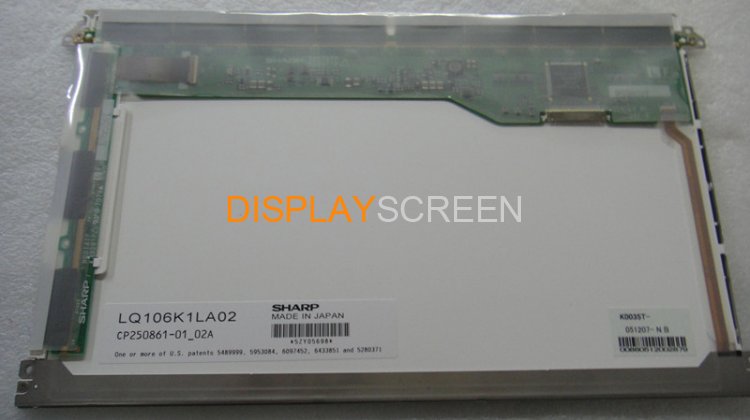 Original LQ106K1LA02 SHARP Screen 10.6\" 1280*768 LQ64D142 Display
