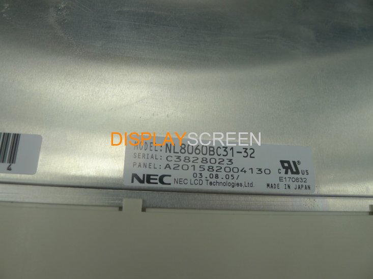 Original NL8060BC31-32 NEC Screen 12.1" 640×480 NL8060BC31-32 Display