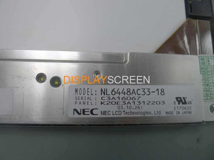 NL6448AC33-18 NEC 10.4" TFT 640*480 LCD Panel Display NL6448AC33-18B LCD Screen Display