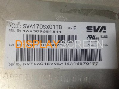 Original SVA170SX01TB SVA-NEC Screen 17\" 1280*1024 SVA170SX01TB Display