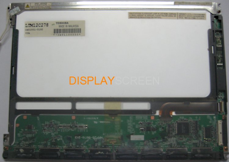 Original LTM12C278F Toshiba Screen 12.1\" 800*600 LTM12C278F Display