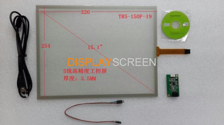 15 inch Touch Screen 5 Wires Resistance Touch Screen LCD Monitor Computer Touch Screen