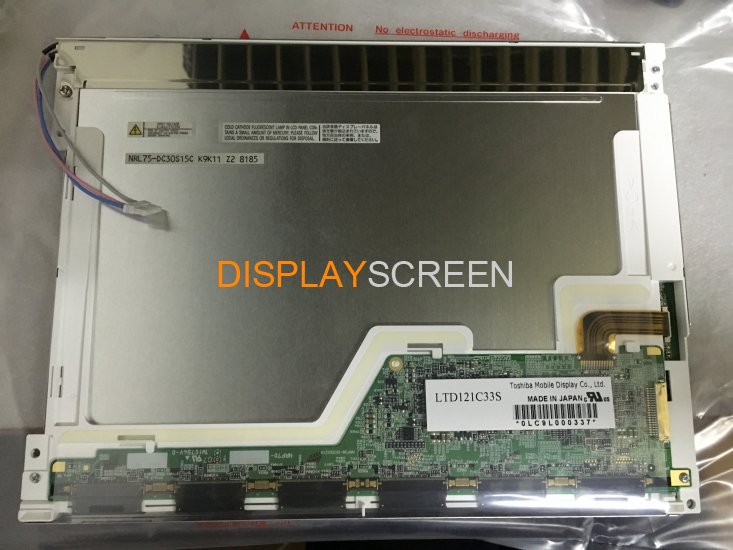 Original LTD121C33SF Toshiba Screen 12.1\" 800×600 LTD121C33SF Display