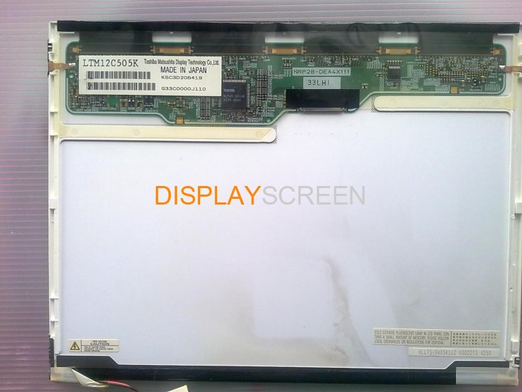 Original LTM12C505K Toshiba Screen 12.1\" 1024×768 LTM12C505K Display