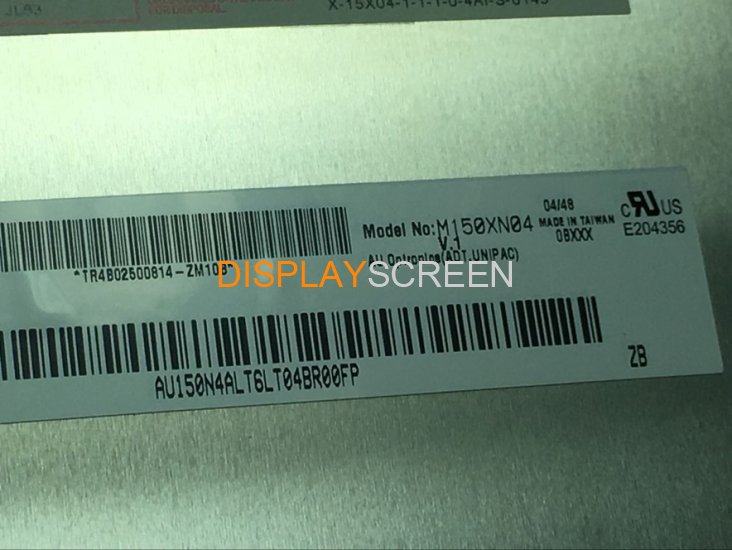 Original M150XN04 V1 AUO Screen 15.0" 1024×768 M150XN04 V1 Display