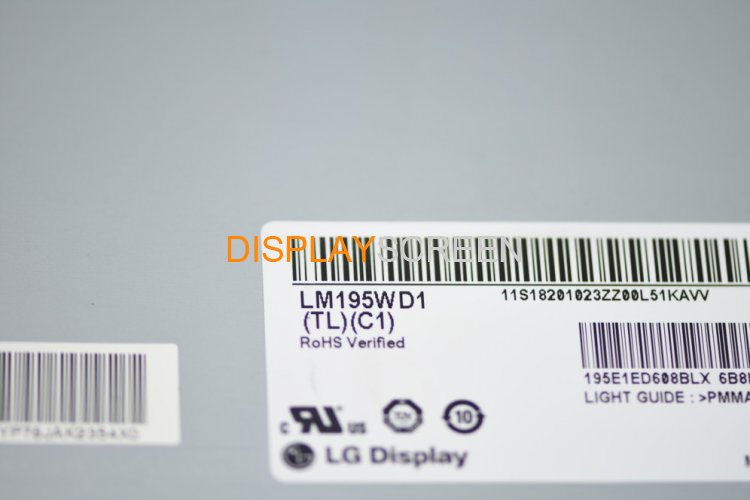 Original LM195WD1-TLC1 LG Screen 19.5" 1600×900 LM195WD1-TLC1 Display