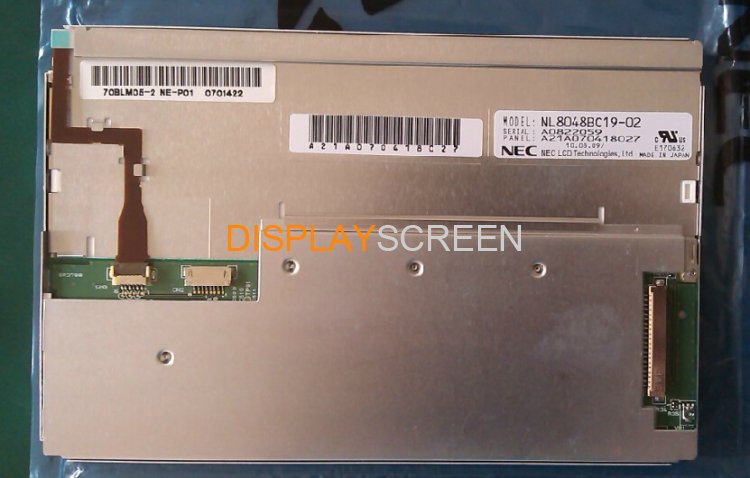 NL8048BC19-02 NEC 7\" TFT LCD Panel Display NL8048BC19-02 LCD Screen Display