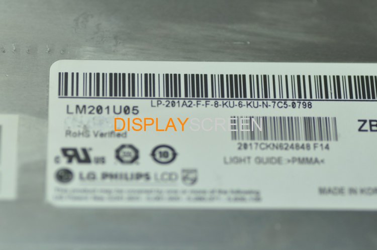 Original LG LM201U05-SLB1 Screen 20.1" 1680×1200 LM201U05-SLB1 Display