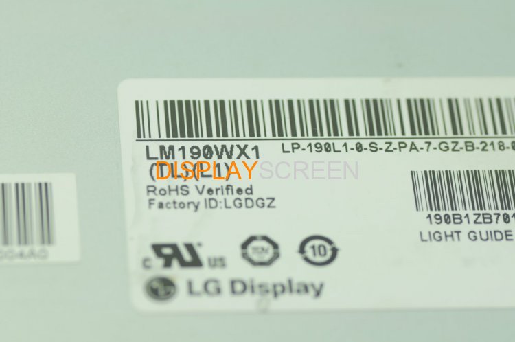 Original LG LM190WX1-TLL1 Screen 19.0" 1440×900 LM190WX1-TLL1 Display