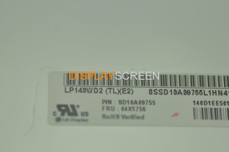 Original LP140WD2-TLE2 LG Screen 14" 1600×900 LP140WD2-TLE2 Display