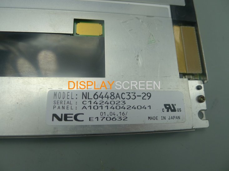 Original NL6448AC33-29 NEC Screen 10.4" 640x480 NL6448AC33-29 Display