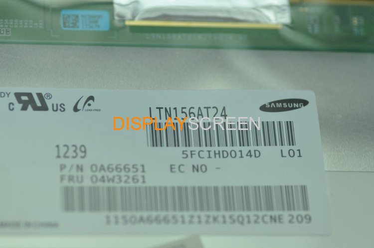 Original LTN156AT24 SAMSUNG 15.6" 1366×768 LTN156AT24 Display