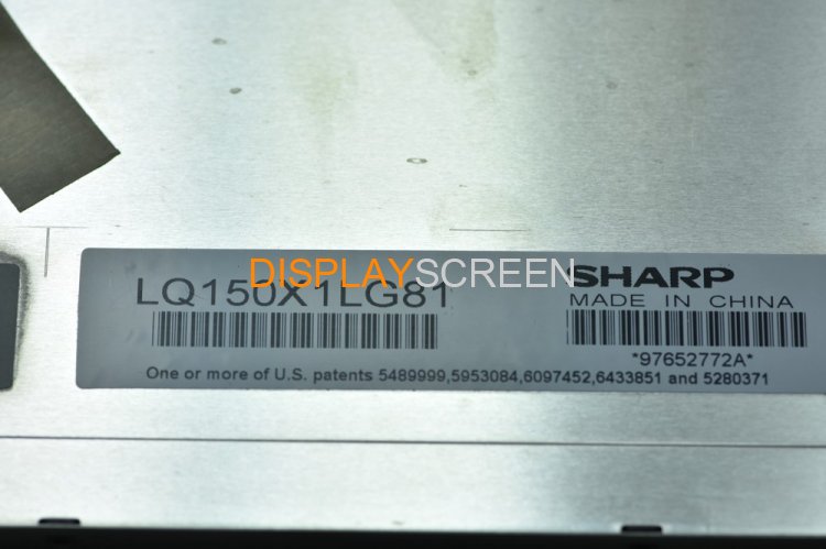 Original LQ150X1LG81 SHARP 15.0" 1024×768 LQ150X1LG81 Display