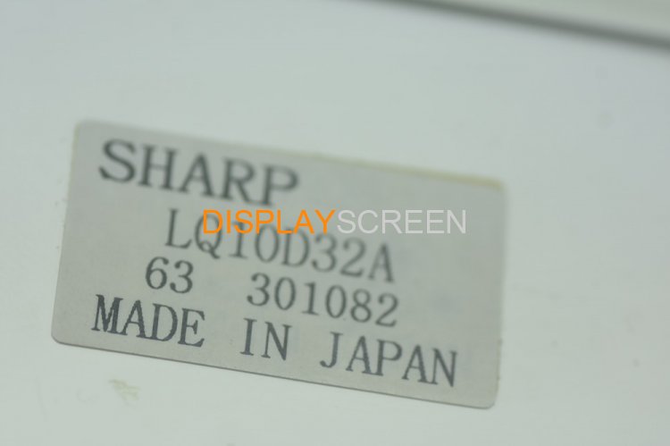 Original LQ10D32A SHARP 10.4" 640×480 LQ10D32A Display