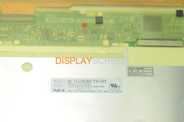 Original NL10260BC19-01D NEC Screen 8.9" 1024×600 NL10260BC19-01D Display