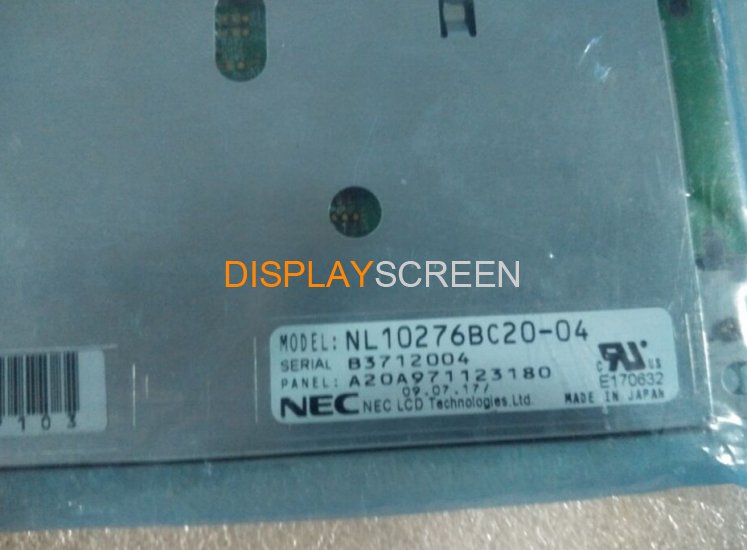 Original NL10276BC20-04C NEC Screen 10.4" 1024×768 NL10276BC20-04C Display