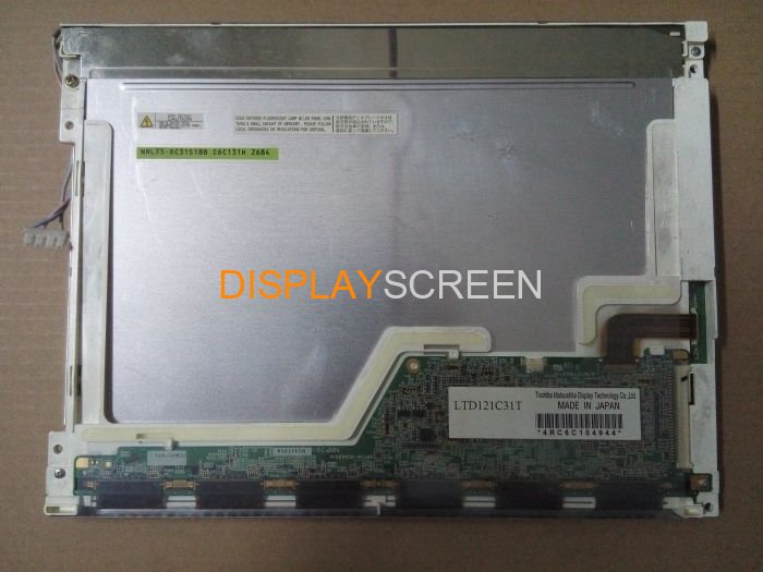 Original LTD121C32F Toshiba Screen 12.1\" 800x600 LTD121C32F Display
