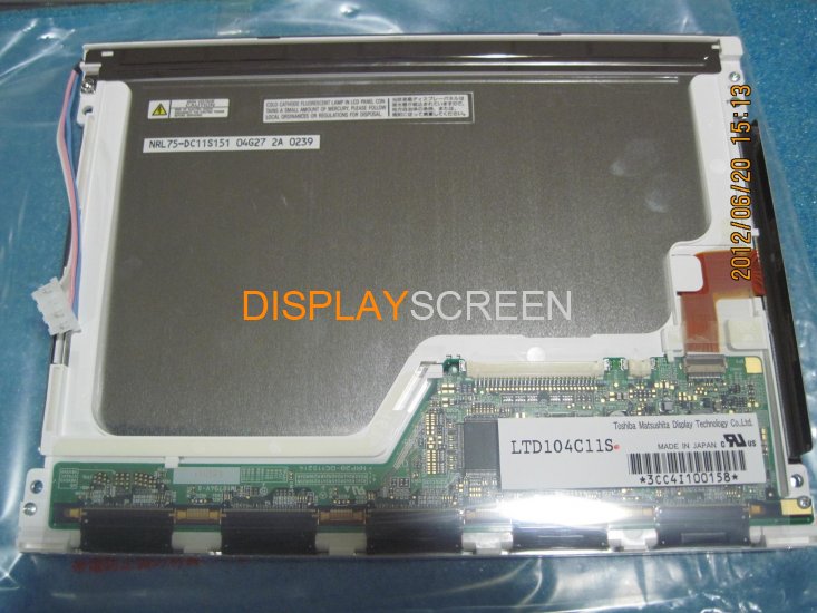 Original LTD104C11R Toshiba Screen 10.4\" 800x600 LTD104C11R Display