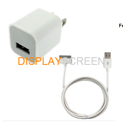 Ac Charger Input100V - 240V + 6 ft Cable For iPhone 4S 4 3GS 3G 2G iPod Touch