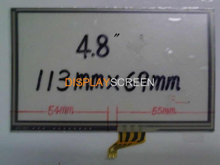 113mm*69mm Touch Screen 4.7 Inch 4.8 Inch Written Screen for MP4 MP5 GPS Navigator
