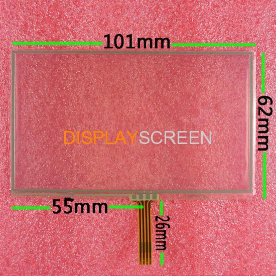 Brandnew 4.3 inch Touch Screen 101mm*62mm Handwritten Screen for MP4 GPS