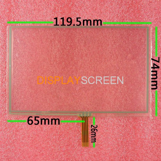 Brand new 5 inch Touch Screen 119.5mm*74mm Handwritten Screen for 5\" MP4 and Onda GPS VX580TOUCH VX580R VX580
