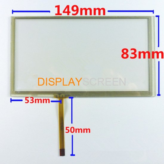 6.1 inch Touch Screen 149mm*83mm for Digital Screen LCD Screen GPS Avigraph