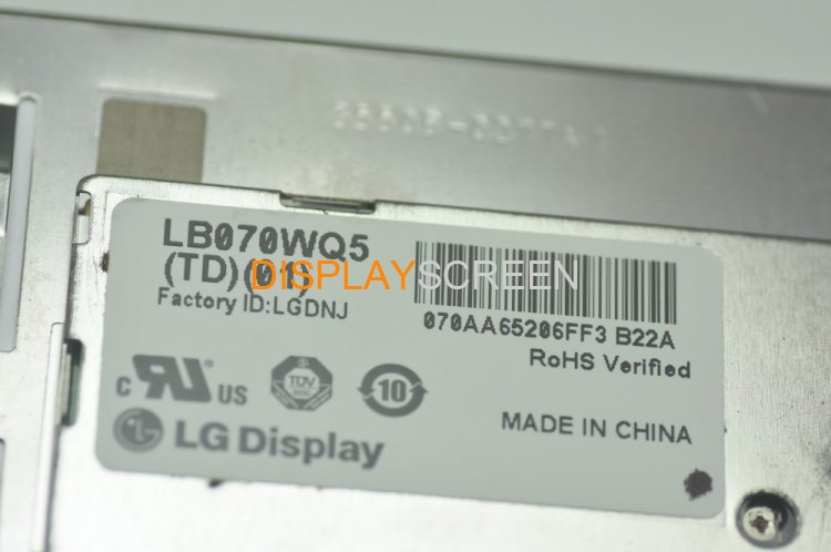 Original LB070WQ5-TD01 LG Screen 7.0" 480*240 LB070WQ5-TD01 Display