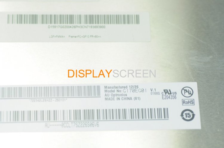 Original 17 inch LCD Screen Display Panel G170EG01 V1 G170EG01 V.1