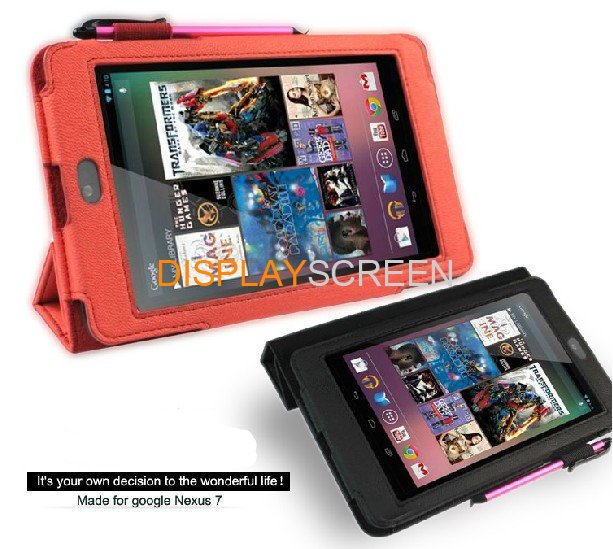PU Leather Case Cover Replcacement For Google Nexus 7 Asus Tablet Folio Kick Stand Magnetic