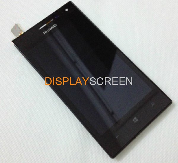 Cellphone Touch Screen Digitizer and LCD Screen Full Assembly Replacement for Huawei H883G W1 Windows Phone