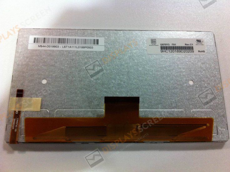 Original G070Y3-T01 CMO Screen 7.0\" 800x480 G070Y3-T01 Display