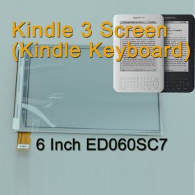 New E-ink Screen PVI ED060SC7 Replacement for Ebook reader Amazon Kindle 3 K3 Kindle Keyboard D00901