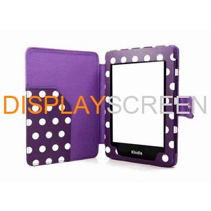 PU Leather Case Cover Fashionable lovely POLKA DOT Pouch For Amazon Kindle Paperwhite/Kindle 4