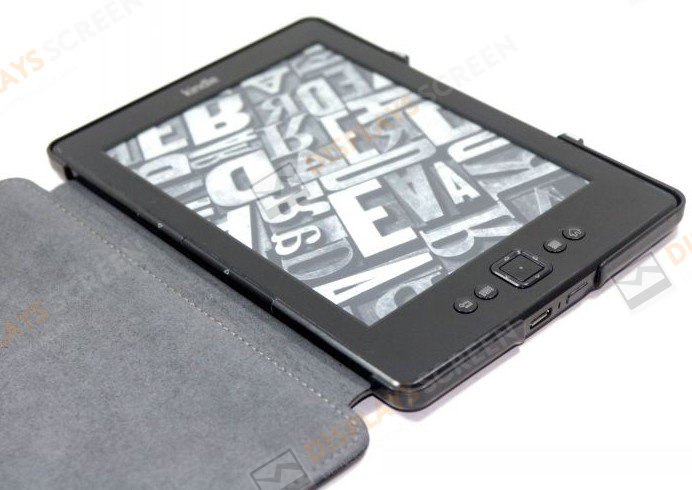 Leather Smart Case Cover Magnetic Buckle Standar For Amazon Kindle 4/5