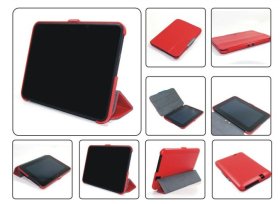 7 Inch Ultra-thin PU Leather Book style Case Cover For Amazon Kindle fire HD With Auto Wake/Sleep