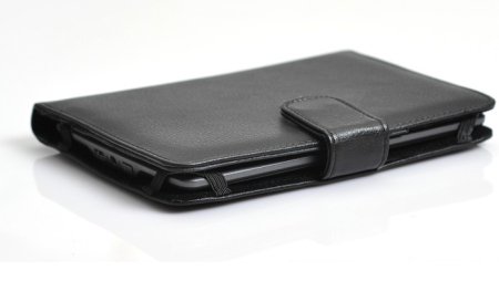 (image for) Black Leather Book Style Marware ATLAS Folio Case Cover For Amazon Kindle Touch