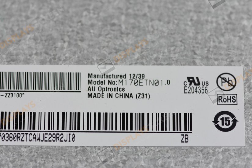 Original M170ETN01.1 AUO Screen 17" 1280*1024 M170ETN01.1 Display