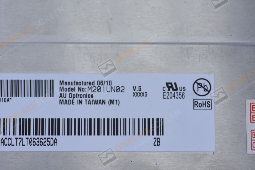 Original M201UN02 V.5 AUO Screen 20.1" 1600*1200 M201UN02 V.5 Display