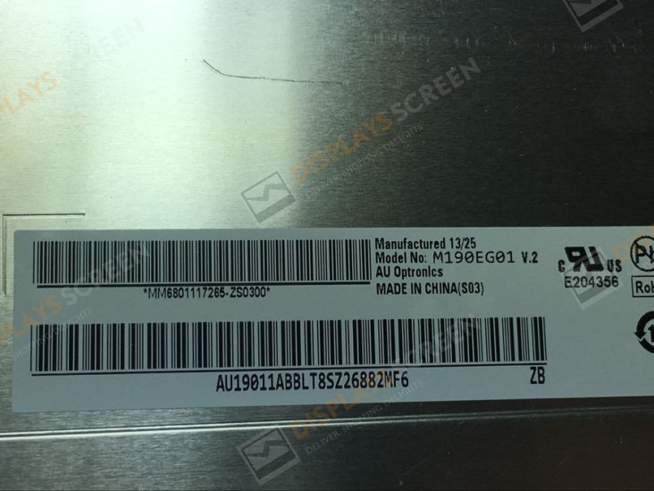 Original M190EG01 V2 AUO Screen 19" 1280*1024 M190EG01 V2 Display