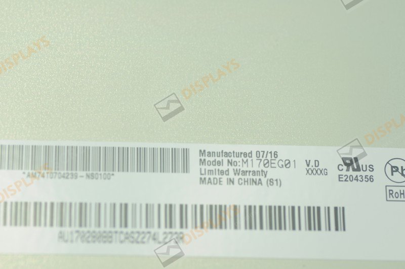 Original M170EG01 V.D AUO Screen 17" 1280*1024 M170EG01 V.D Display