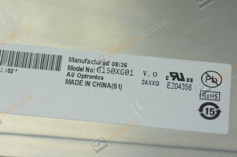 Original G150XG01 V.0 AUO Screen 15" 1024*768 G150XG01 V.0 Display