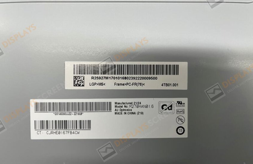 Original M270HAN01.6 AUO Screen 27\" 1920*1080 M270HAN01.6 Display