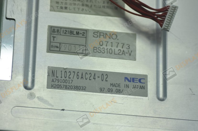 Original NL10276AC24-02 NEC Screen 12.1" 1024*768 NL10276AC24-02 Display