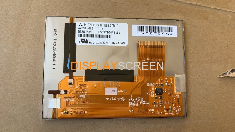 Orignal Mitsubishi 5.0-Inch AA050MG03 LCD Display 800×480 Industrial Screen