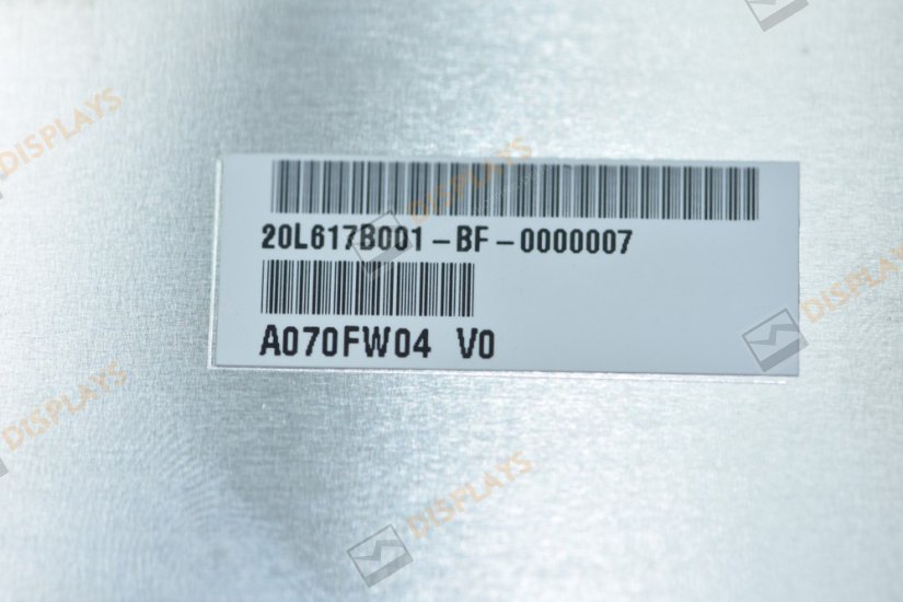 Original A070FW04 V1 AUO Screen 7" 480×234 A070FW04 V1 Display