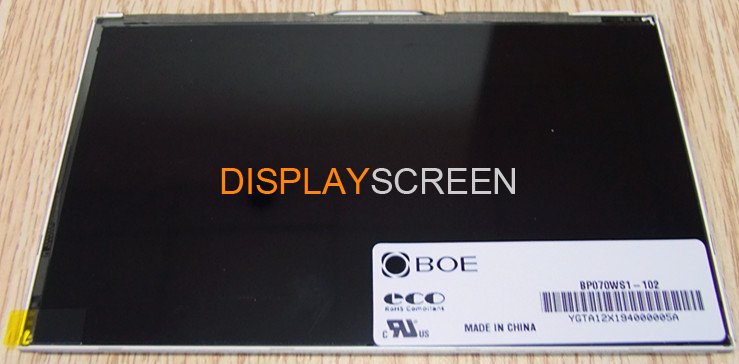 Original BP070WS1-102 BOE Screen 7\" 1024×600 BP070WS1-102 Display