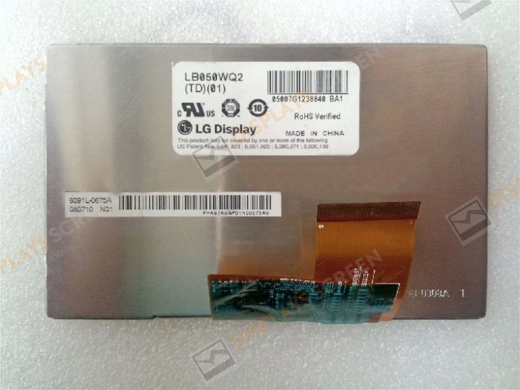 Original LB050WQ2-TD01 LG Screen 5.0\" 480*272 LB050WQ2-TD01 Display
